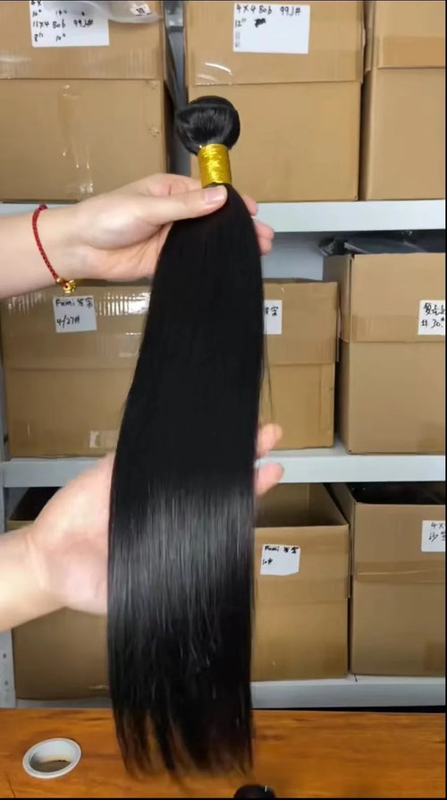 Geleisi Hair 8A 9A 10A 12A Grade Virgin Peruvian Human Hair Weave Bundles with Lace Frontals Wholesale Virgin Hair Vendors