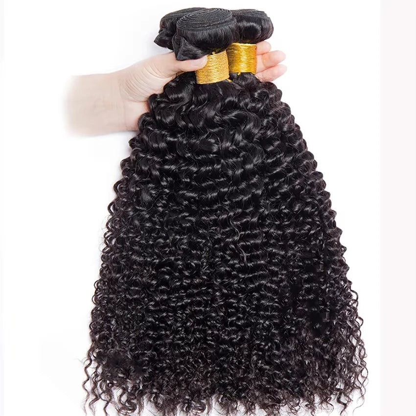 Kinky Curly Bundles 12A Human Hair Extensions Wavy Bundles Hair Weave Wholesale Sale 100% Unprocessed Raw Human Hair